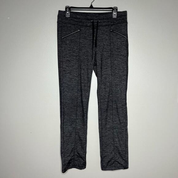 ATHLETA Women's Joggers Gray Size Small Zip Pockets Tapered Legs Stretch Lounge - Picture 1 of 7